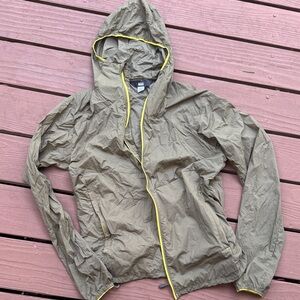REI windshell women green packable women’s small